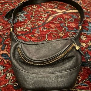 HOBO Black Leather Crossbody Bag